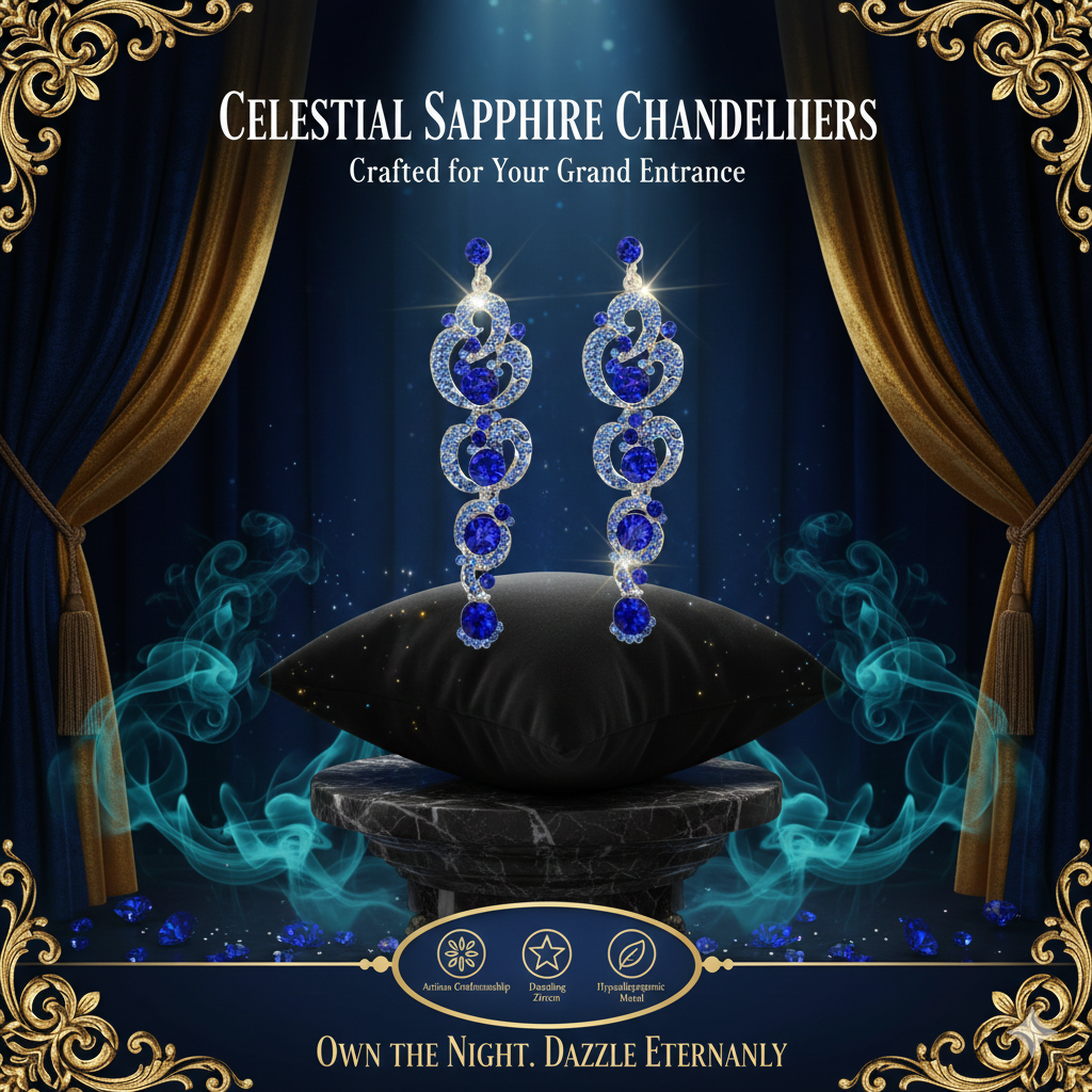 Classic Retro Glamour Pendant Earrings | Shimmering Crystal Halo Dangles | Sophisticated Regency Style Jewelry | Timeless Elegant Earrings for Banquets & Galas