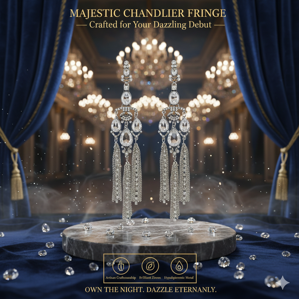 Classic Retro Glamour Pendant Earrings | Shimmering Crystal Halo Dangles | Sophisticated Regency Style Jewelry | Timeless Elegant Earrings for Banquets & Galas