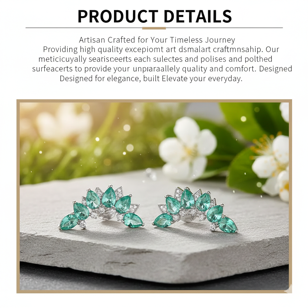 Retro Glamour Crystal Earring Collection | Ethnic Inspired Fashion Jewelry | Elegant Cartilage & Earlobe Statement Pieces | Chic Versatile Accessories for Any Occasion