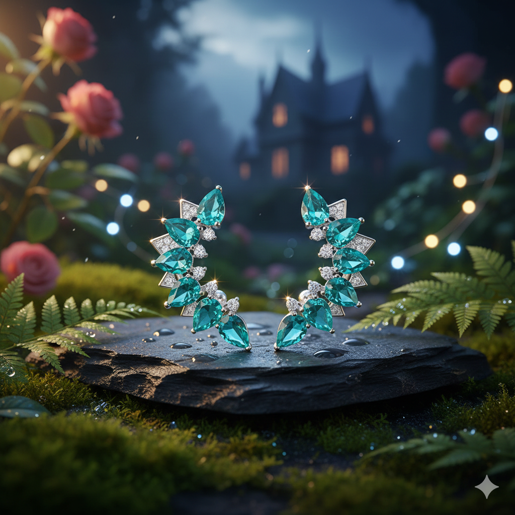 Retro Glamour Crystal Earring Collection | Ethnic Inspired Fashion Jewelry | Elegant Cartilage & Earlobe Statement Pieces | Chic Versatile Accessories for Any Occasion