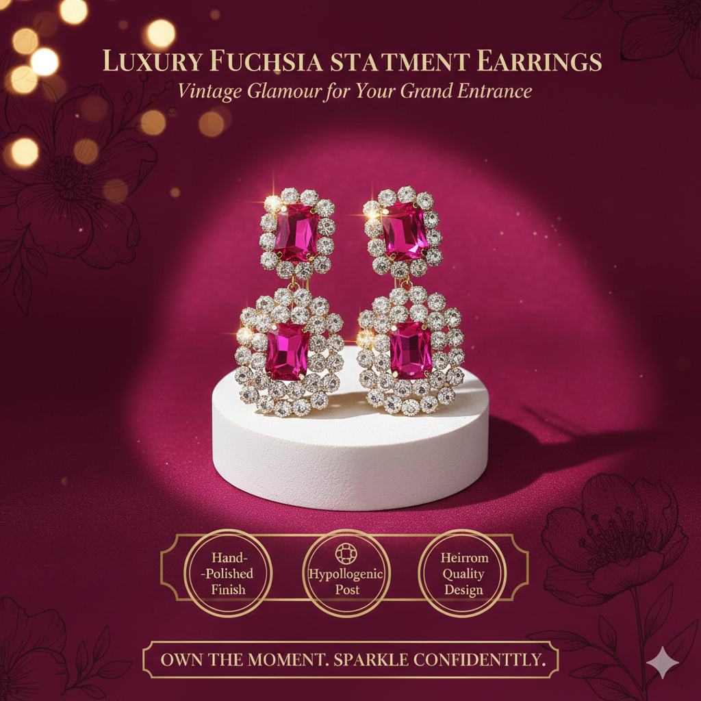 Vintage-Inspired Black Glass Drill Earrings | Oversized Geometric Square Dangles | Glamorous Rhinestone Statement Jewelry | Midnight Black Crystal Ear Piercing | Gift for Her